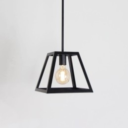 Designer Touch Decorative Rustic Farmhouse Pendant Light Industrial Mini Metal Ceiling Light Trapezoidal Shape Island