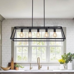 Designer Touch Decorative Industrial Metal Pendant Light Trapezoidal Hanging Ceiling Light