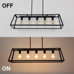 Designer Touch Decorative Industrial Metal Pendant Light Trapezoidal Hanging Ceiling Light