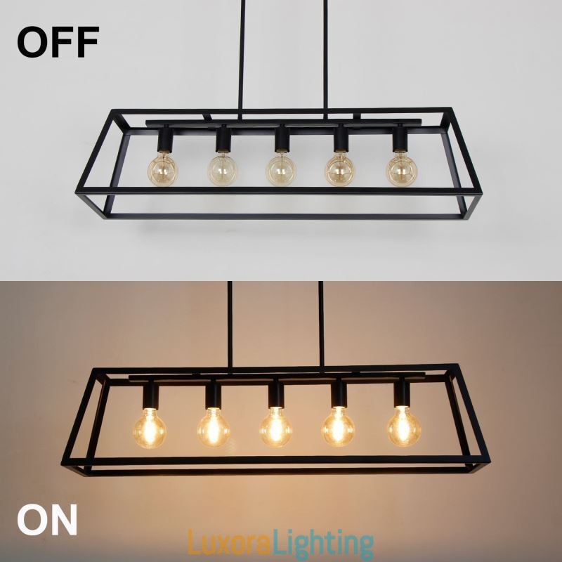Designer Touch Decorative Industrial Metal Pendant Light Trapezoidal Hanging Ceiling Light
