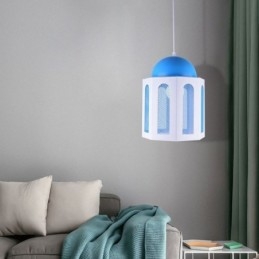 Designer Touch Decorative Castle Shaped Pendant Light Modern Blue and White Color Light
