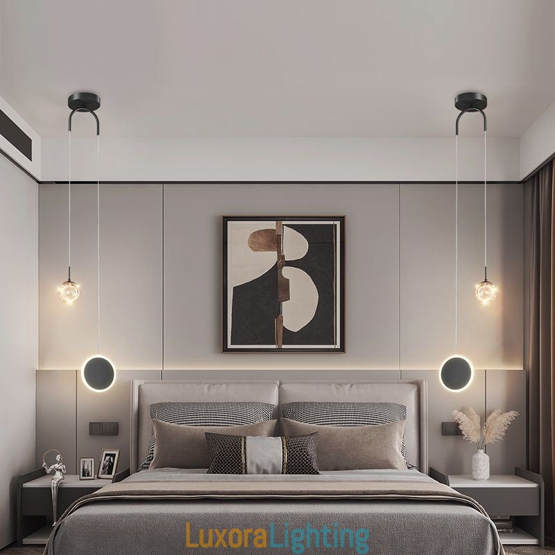 Designer Touch Decorative Round Ring Pendant Light Modern Ball Hanging Lamp