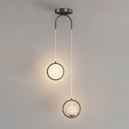 Designer Touch Decorative Round Ring Pendant Light Modern Ball Hanging Lamp