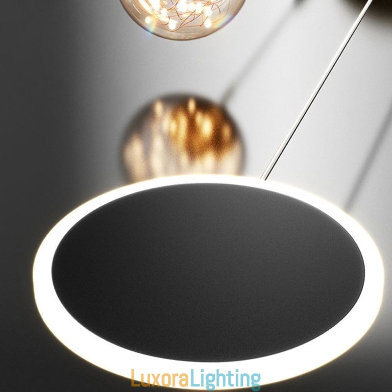 Designer Touch Decorative Round Ring Pendant Light Modern Ball Hanging Lamp