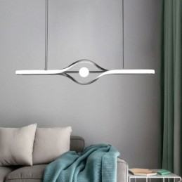 Designer Touch Decorative Modern Linear Pendant Light Long Strip Hanging Lamp