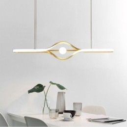 Designer Touch Decorative Modern Linear Pendant Light Long Strip Hanging Lamp