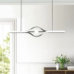 Designer Touch Decorative Modern Linear Pendant Light Long Strip Hanging Lamp