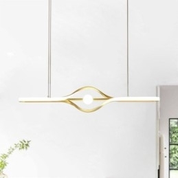 Designer Touch Decorative Modern Linear Pendant Light Long Strip Hanging Lamp