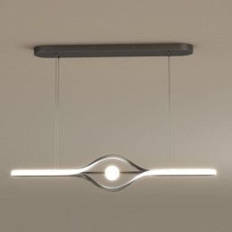 Designer Touch Decorative Modern Linear Pendant Light Long Strip Hanging Lamp