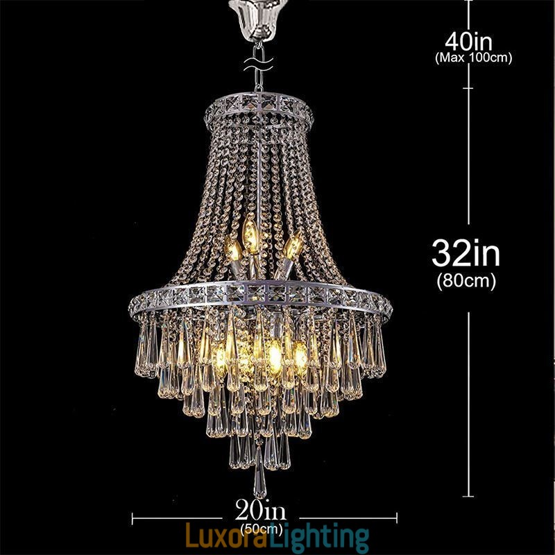 Designer Touch Decorative Modern Crystal Chandelier Contemporary Elegant Ceiling Light Fixture Duplex Stair
