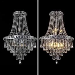 Designer Touch Decorative Modern Crystal Chandelier Contemporary Elegant Ceiling Light Fixture Duplex Stair