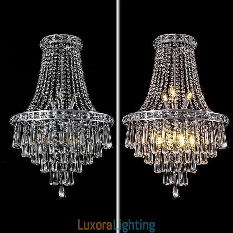 Designer Touch Decorative Modern Crystal Chandelier Contemporary Elegant Ceiling Light Fixture Duplex Stair