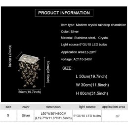 Designer Touch Decorative Modern Crystal Chandelier Flush Mount Ceiling Light