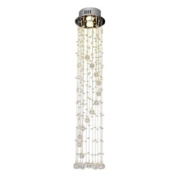 Designer Touch Decorative Luxury Large Chandelier Modern Crystal Flush Mount Ceiling Light Fixtures