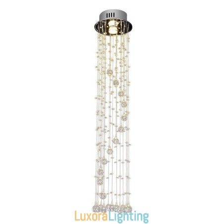 Designer Touch Decorative Luxury Large Chandelier Modern Crystal Flush Mount Ceiling Light Fixtures