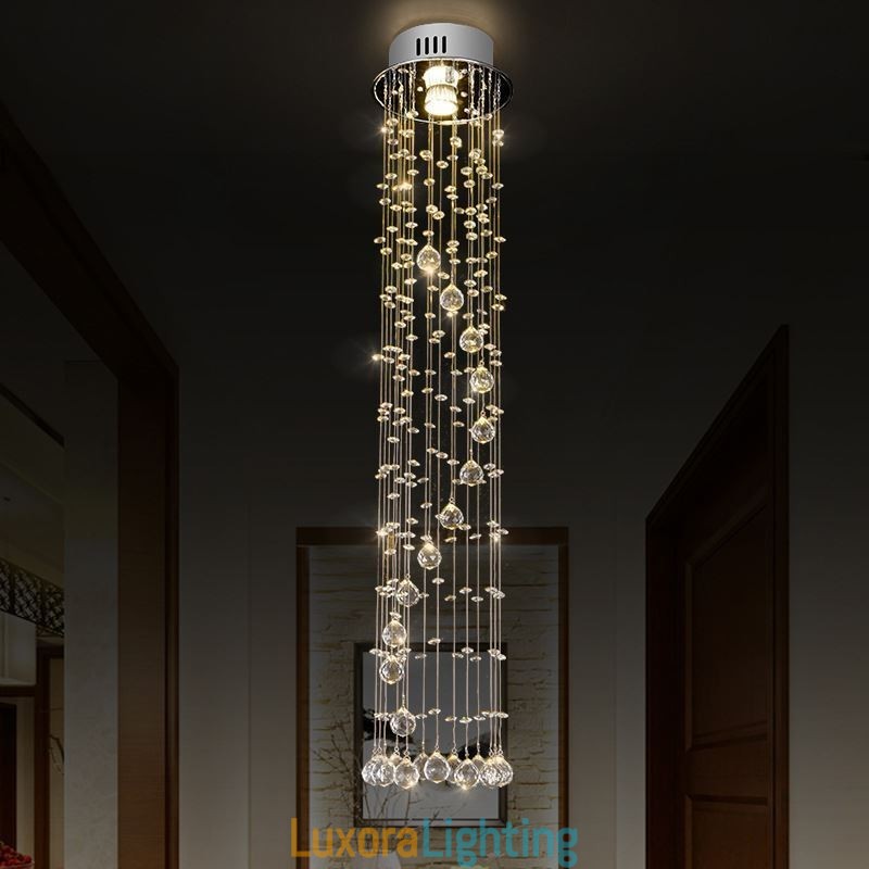 Designer Touch Decorative Luxury Large Chandelier Modern Crystal Flush Mount Ceiling Light Fixtures