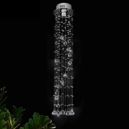 Designer Touch Decorative Luxury Large Chandelier Modern Crystal Flush Mount Ceiling Light Fixtures