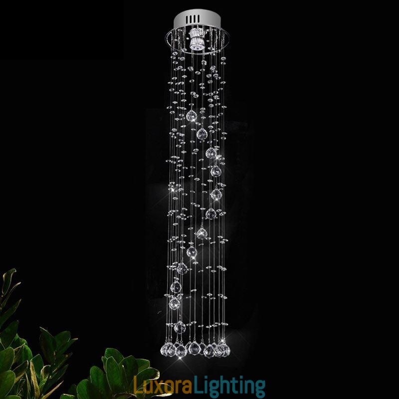 Designer Touch Decorative Luxury Large Chandelier Modern Crystal Flush Mount Ceiling Light Fixtures