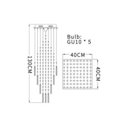 Designer Touch Decorative Modern Square Crystal Chandelier Contemporary Elegant Ceiling Light Fixture Duplex Stair