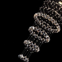 Designer Touch Decorative Crystal Chandelier Contemporary Elegant Ceiling Light Fixture Duplex Stair