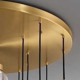 Designer Touch Decorative American Cluster Pendant Lamp Light Luxurious Glass Ball Ceiling Light