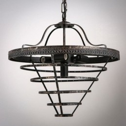 Designer Touch Decorative American Crystal Ceiling Light Country Retro Round Pendant Light