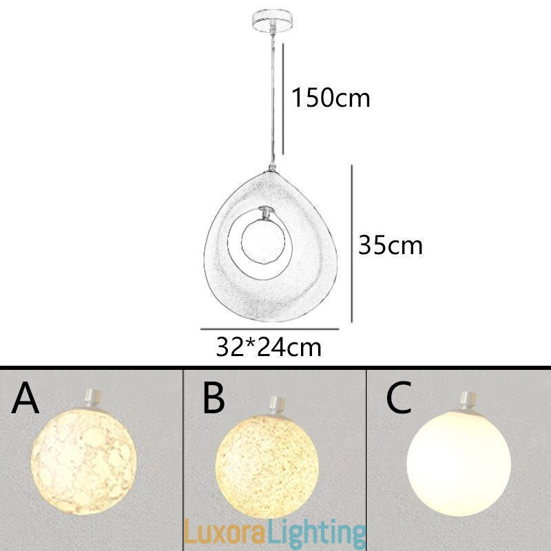 Designer Touch Decorative Resin Pendant Light Modern Simple Ceiling Lamp