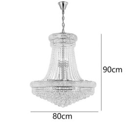 Designer Touch Decorative Crystal Pendant Light Modern Duplex Ceiling Light
