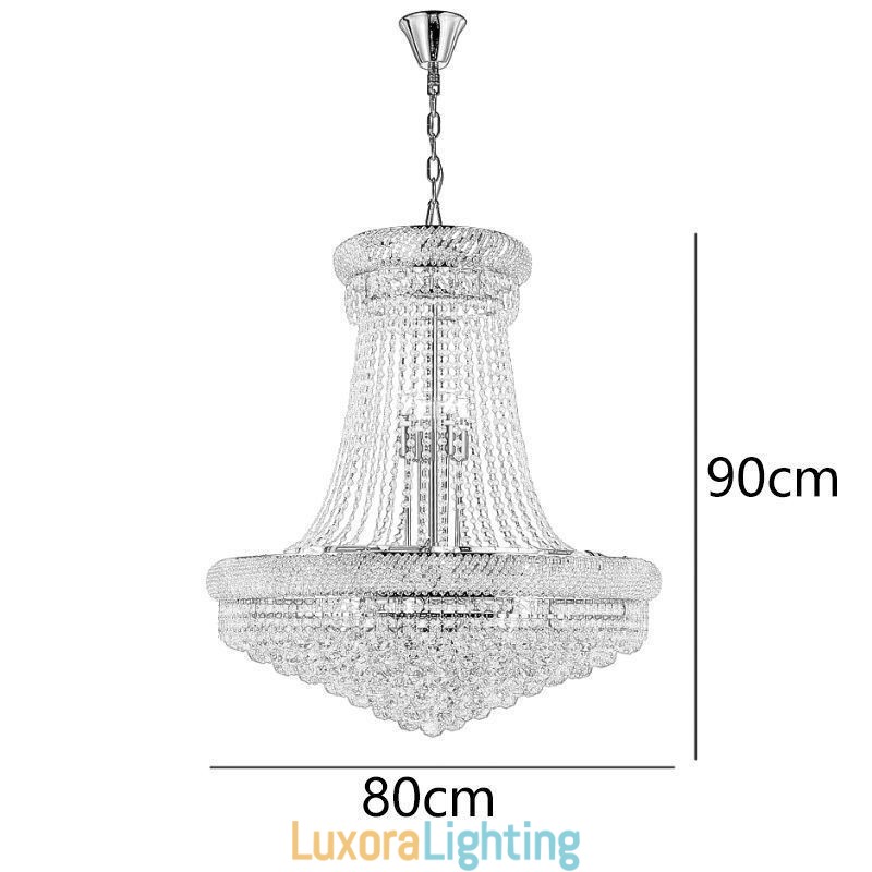 Designer Touch Decorative Crystal Pendant Light Modern Duplex Ceiling Light
