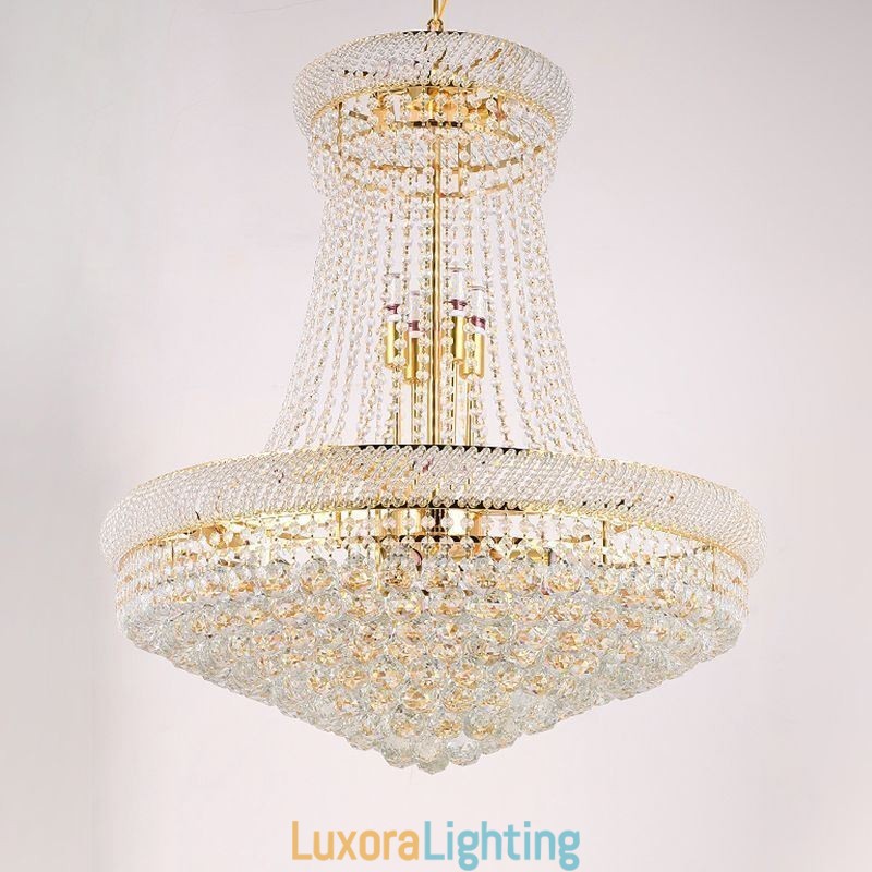 Designer Touch Decorative Crystal Pendant Light Modern Duplex Ceiling Light