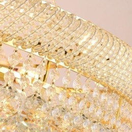 Designer Touch Decorative Crystal Pendant Light Modern Duplex Ceiling Light