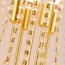 Designer Touch Decorative Crystal Pendant Light Modern Duplex Ceiling Light