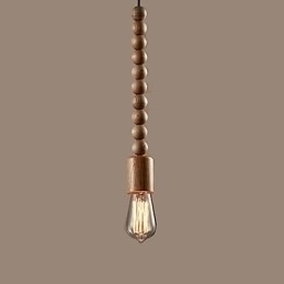 Designer Touch Decorative Chandelier Mini Style Traditional Classic Wood Bamboo