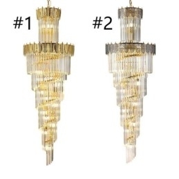 Designer Touch Decorative Tapered Crystal Pendant Light Duplex Ceiling Light
