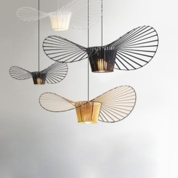 Designer Touch Decorative Pendant Light Modern Simple Single Iron Art Hat Shape Ceiling Light