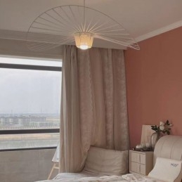 Designer Touch Decorative Pendant Light Modern Simple Single Iron Art Hat Shape Ceiling Light