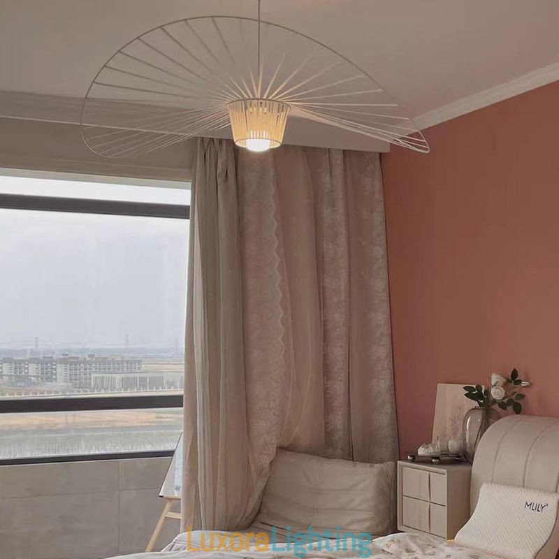 Designer Touch Decorative Pendant Light Modern Simple Single Iron Art Hat Shape Ceiling Light