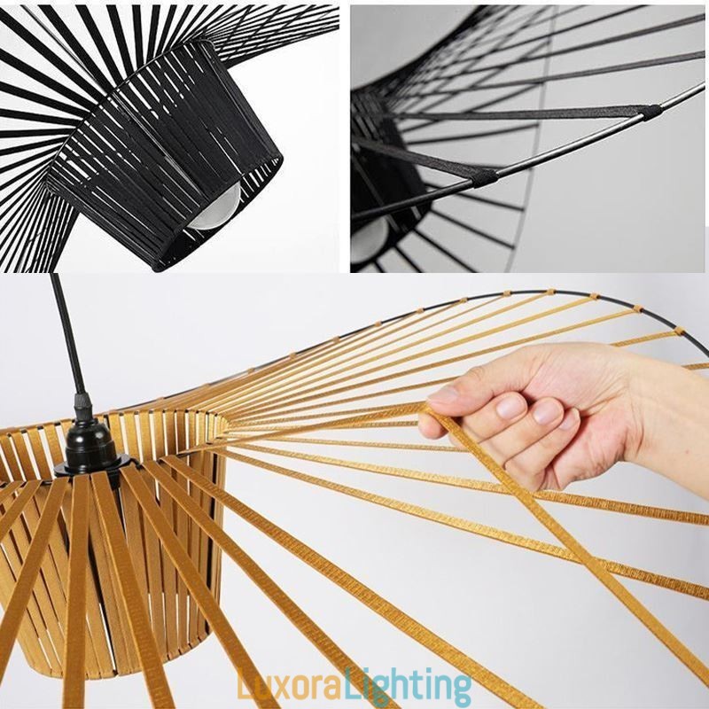 Designer Touch Decorative Pendant Light Modern Simple Single Iron Art Hat Shape Ceiling Light