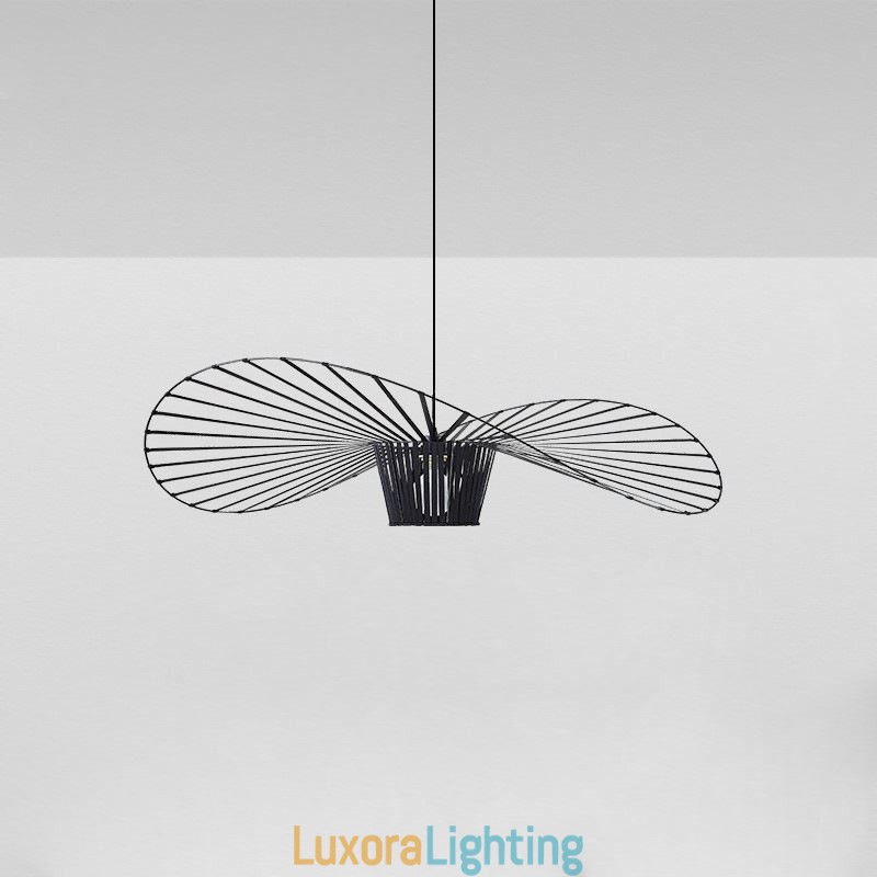 Designer Touch Decorative Pendant Light Modern Simple Single Iron Art Hat Shape Ceiling Light