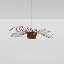 Designer Touch Decorative Pendant Light Modern Simple Single Iron Art Hat Shape Ceiling Light