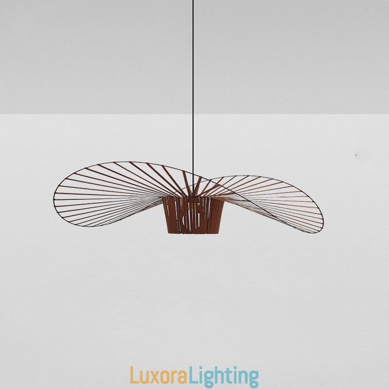 Designer Touch Decorative Pendant Light Modern Simple Single Iron Art Hat Shape Ceiling Light