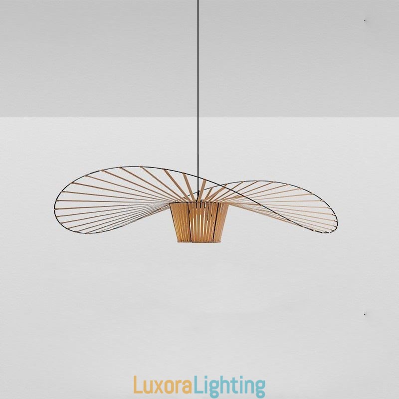 Designer Touch Decorative Pendant Light Modern Simple Single Iron Art Hat Shape Ceiling Light