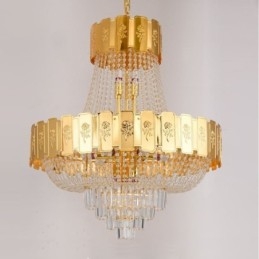 Designer Touch Decorative Gold Crystal Pendant Light Elegant Decrative Ceiling Light