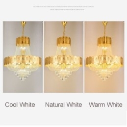 Designer Touch Decorative Gold Crystal Pendant Light Elegant Decrative Ceiling Light