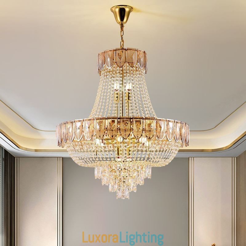 Designer Touch Decorative Crystal Pendant Light Luxury Decrative Ceiling Light