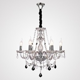 Designer Touch Decorative Rustic Lodge Crystal Others Glass Chandelier