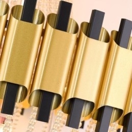 Designer Touch Decorative Crystal Pendant Light Gold Luxury Decrative Ceiling Lamp