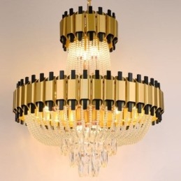 Designer Touch Decorative Crystal Pendant Light Gold Luxury Decrative Ceiling Lamp