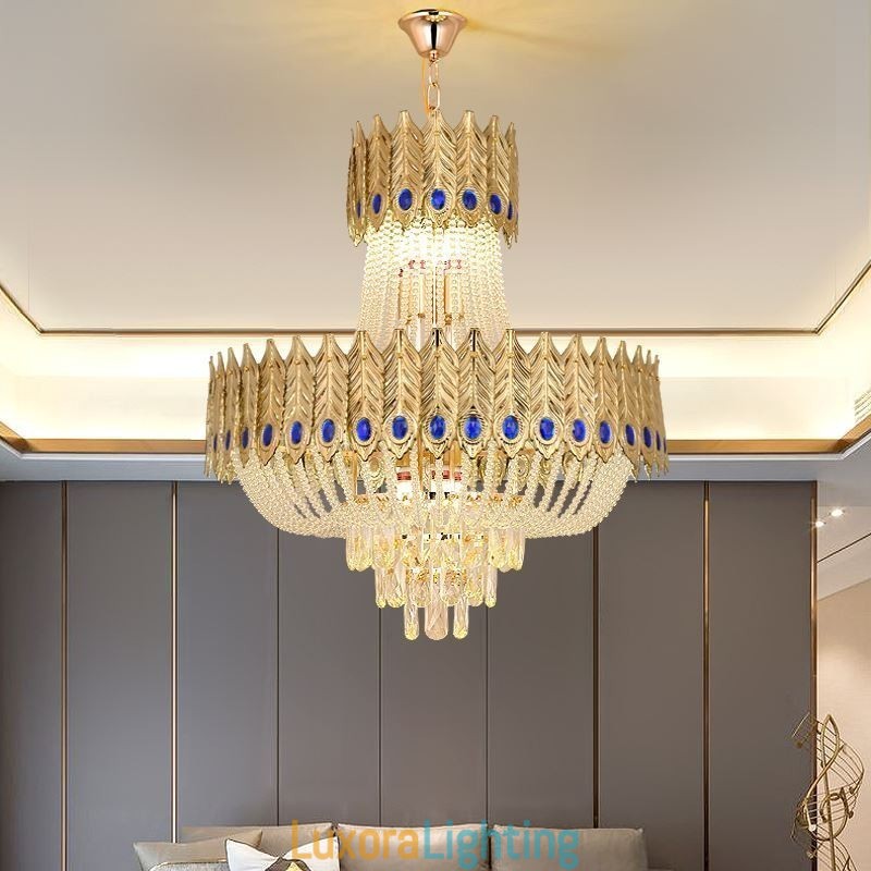 Designer Touch Decorative Crystal Pendant Light Luxury Decrative Ceiling Light 60cm