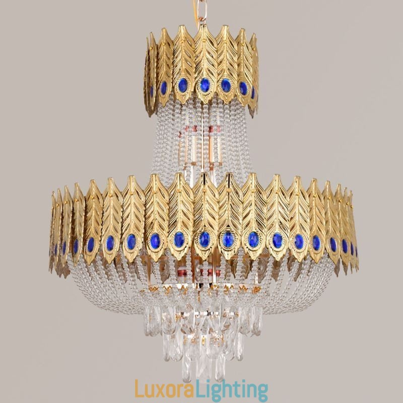 Designer Touch Decorative Crystal Pendant Light Luxury Decrative Ceiling Light 60cm